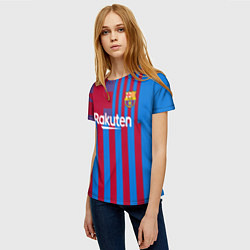 Футболка женская Форма Коутиньо Барселона 2122, цвет: 3D-принт — фото 2
