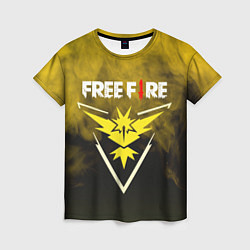 Женская футболка FREEFIRE YELLOW SMOKE Z