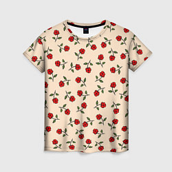Женская футболка Прованс из роз
