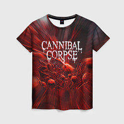 Женская футболка Blood Cannibal Corpse Труп Каннибала Z