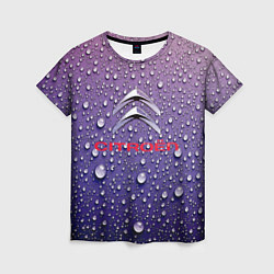 Женская футболка Citroёn Storm Ситроен ливень