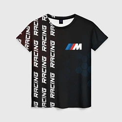 Женская футболка BMW - Racing Pattern on left