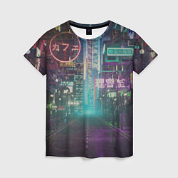 Женская футболка Neon Tokyo
