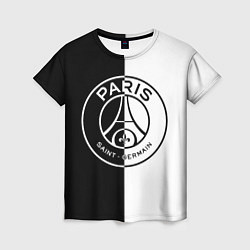 Женская футболка ФК ПСЖ PSG BLACK & WHITE