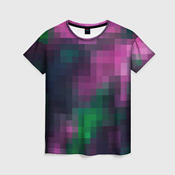 Женская футболка Разноцветный геометрический уз