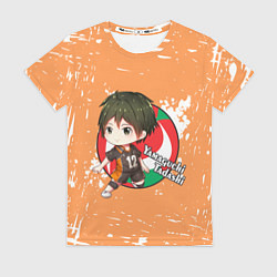 Футболка женская Yamaguchi Tadashi Haikyu Волейбол Z, цвет: 3D-принт
