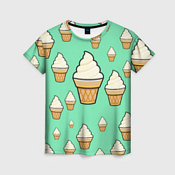 Футболка женская Мороженое - Ice Cream Party, цвет: 3D-принт