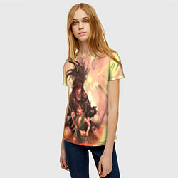 Футболка женская Хяккимару Такебо Дороро Z, цвет: 3D-принт — фото 2