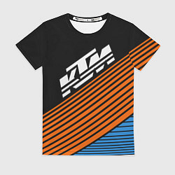 Футболка женская KTM КТМ Z, цвет: 3D-принт