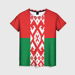 Женская футболка Белоруссия