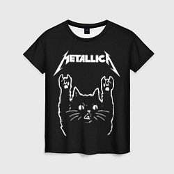 Футболка женская METALLICA МЕТАЛЛИКА, цвет: 3D-принт