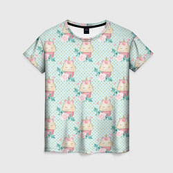 Женская футболка Милые Единороги - девочки