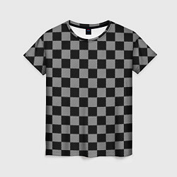 Женская футболка Шахматные Клетки