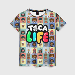 Футболка женская Toca Life, цвет: 3D-принт