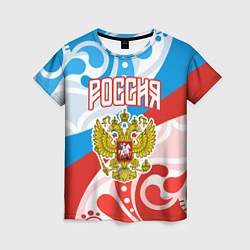 Женская футболка Россия! Герб