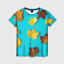 Женская футболка Кленовый листочек