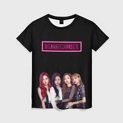 Футболка женская BLACKPINK NEON, цвет: 3D-принт