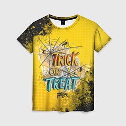 Женская футболка !Trick or treat!