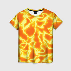 Женская футболка Огненная вспышка