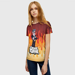 Футболка женская Дорогой Папочка Friday Night Funkin, цвет: 3D-принт — фото 2