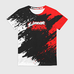 Женская футболка Friday Night Funkin - логотип игры