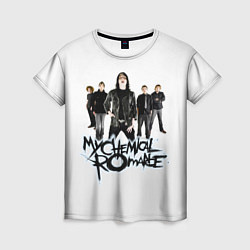 Женская футболка Участники группы My Chemical Romance