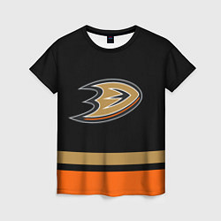 Футболка женская Anaheim Ducks Анахайм Дакс, цвет: 3D-принт