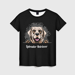 Женская футболка Лабрадор-Ретривер Labrador Retriever