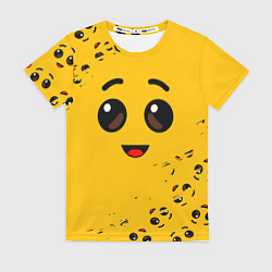 Футболка женская FORTNITE BANANA FACE ФОРТНАЙТ БАНАН, цвет: 3D-принт