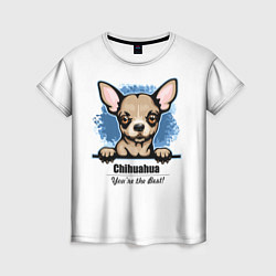 Женская футболка Собачка Чихуахуа