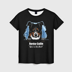 Женская футболка Бордер-Колли Border-Collie