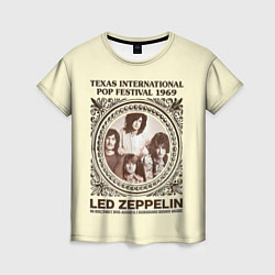 Женская футболка Led Zeppelin - Texas International Pop Festival 19