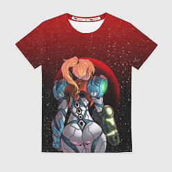 Женская футболка Samus Aran Metroid Dread