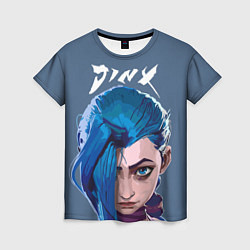 Футболка женская Jinx Arcane, цвет: 3D-принт