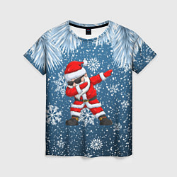 Женская футболка DAB SANTA WINTER