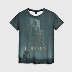 Женская футболка Elden ring - Владыка на троне