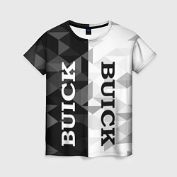 Женская футболка Buick Black And White