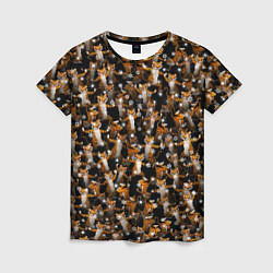 Женская футболка Тигры пляшут Новый Год