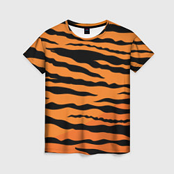 Женская футболка Шкура тигра вектор