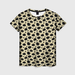 Женская футболка Шкура Леопарда Leopard