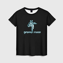 Женская футболка Giraffes mood