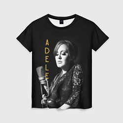 Футболка женская Певица Adele, цвет: 3D-принт