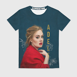 Женская футболка Portrait Adele