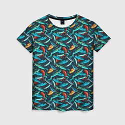 Женская футболка Рыболовные Воблеры