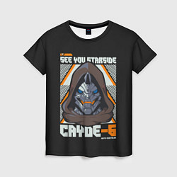 Женская футболка Cayde-6 арт