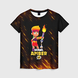 Женская футболка Brawl Stars - Amber