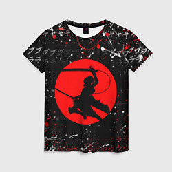 Женская футболка Sasha Braus Красная луна