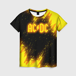 Женская футболка ACDC - Neon