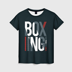 Женская футболка Бокс - Boxing