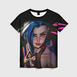 Женская футболка Jinx - Джинкс Паудер